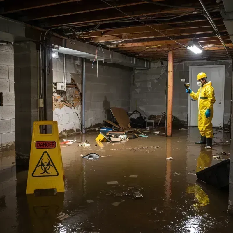 Flooded Basement Electrical Hazard in Cripple Creek, CO Property